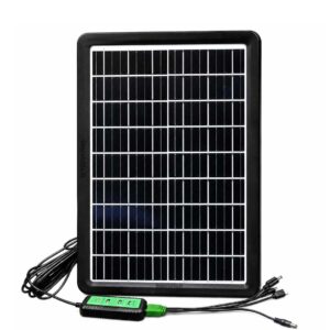 Portable Solar Charger 15W~9V | Compact Solar Charging Panel for Camping, Trekking & Travel