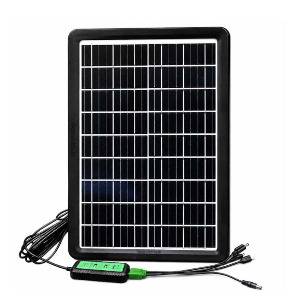 Portable Solar Charger 15W~9V | Compact Solar Charging Panel for Camping, Trekking & Travel
