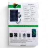 Portable Solar Charger 15W~9V | Compact Solar Charging Panel for Camping, Trekking & Travel