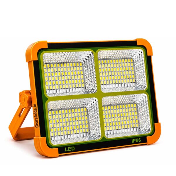 100W Solar LED Flood Light | Type-C Rechargeable LED Camping & Emergency Light