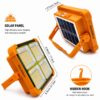 100W Solar LED Flood Light | Type-C Rechargeable LED Camping & Emergency Light