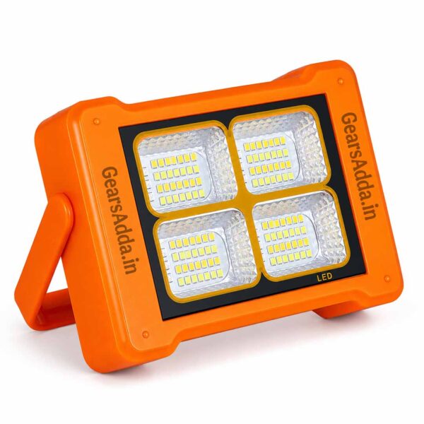 5 Modes Solar LED Flood Light | Type-C Rechargeable LED Camping & Emergency Light