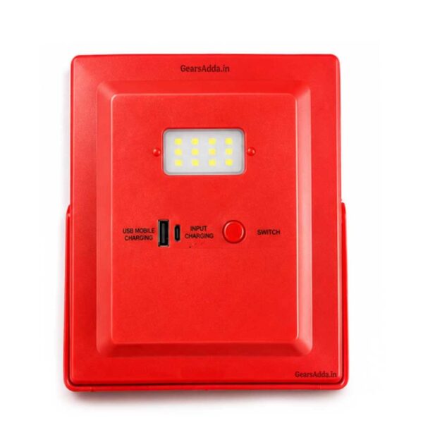 Solar Power Bank 3W | Portable Solar Power Bank With Led Light for Camping, Trekking & Travel
