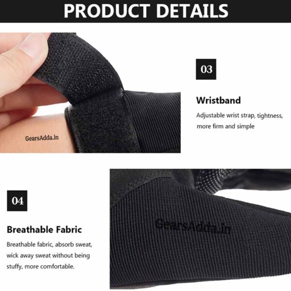 Tactical Full Finger Gloves | Durable Protective Gloves for Outdoor, Work & Adventure Activities