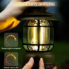 Vintage LED Camping Lantern | Type-C Rechargeable LED Camping & Emergency Light