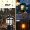 Vintage LED Camping Lantern | Type-C Rechargeable LED Camping & Emergency Light