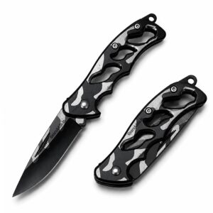 Multi-Purpose Foldable Knife (K03) | Carbon Steel Pocket Knife for Camping, Trekking & Outdoor Survival