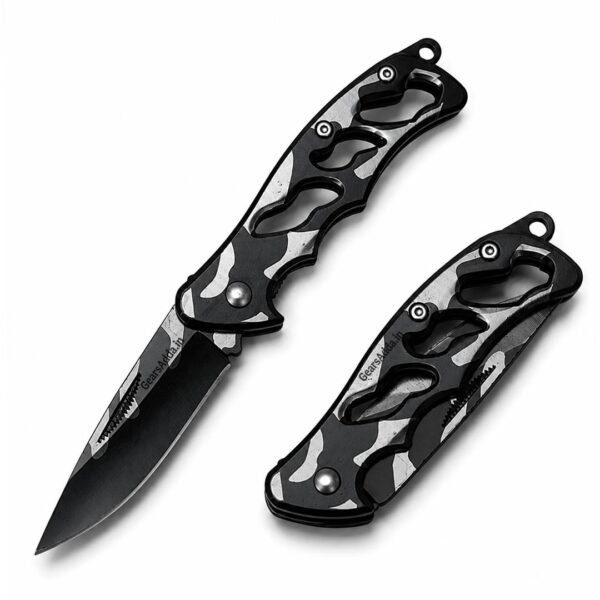 Multi-Purpose Foldable Knife (K03) | Carbon Steel Pocket Knife for Camping, Trekking & Outdoor Survival